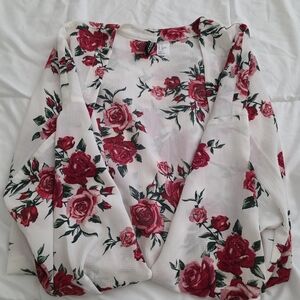 GYPSY BOHO WHIMSY DUSTER FLORAL KIMONO